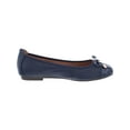 thumbnail image 2 of Vionic Womens Minna Leather Toe Cap Ballet Flats, 2 of 3