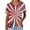 C-Red, variant on ZQUUVOU 4Th Of July V Neck Patriotic T-Shirts Women American Flag Print Short Sleeve Tops D-Red (S)