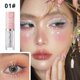 thumbnail image 1 of 8 Colors Glitter Liquid Eyeshadow Highlighter Waterproof Pearlescent Shiny, 1 of 4