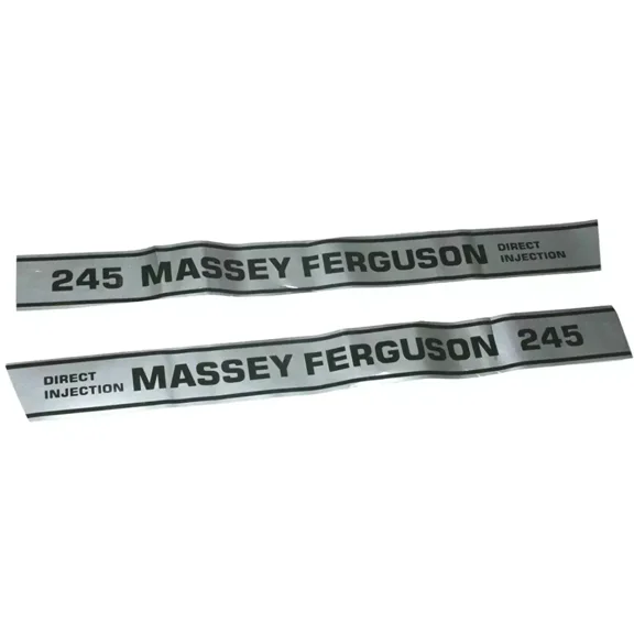 Massey Ferguson 245 Tractor Bonnet Side Decal Emblem Sticker