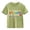 Light Green, variant on Girls Back to School T Shirt Crewneck Short Sleeve Cotton T Shirt Kids Summer Tee Tops with Pencil and Apple Print