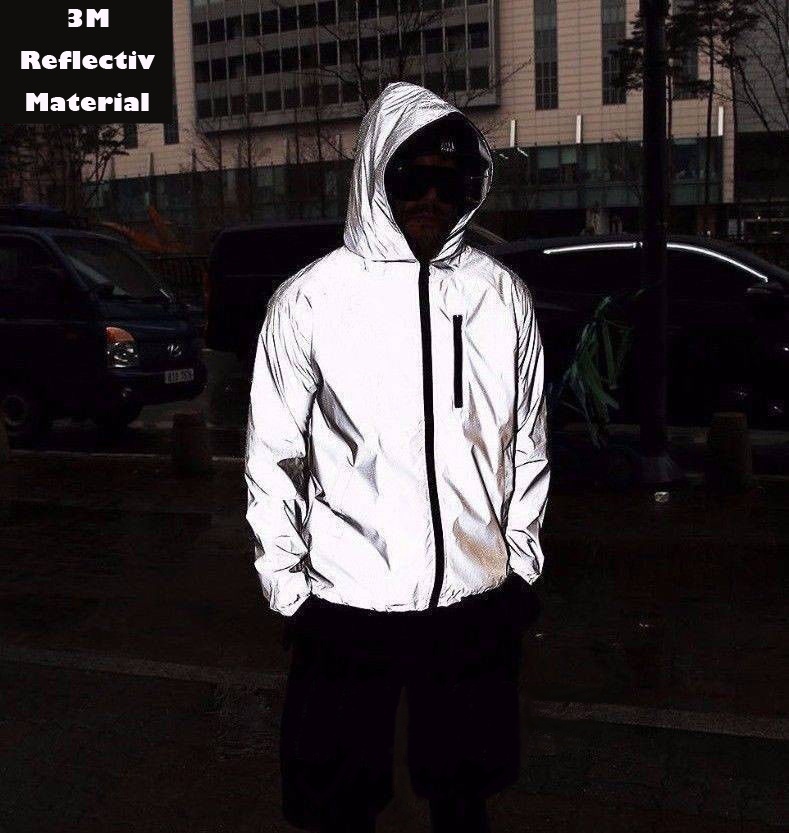 mens running jacket reflective