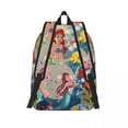 thumbnail image 5 of Custom Princess Ariel Travel Canvas Backpack Women Men School Computer Bookbag The Little Mermaid College Student Daypack Bags, 5 of 5