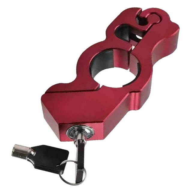 Handlebar Lock,Motorcycle Grip Lock Professional Moto Safety Locks Scooter Handlebar Lock Effortless Installation