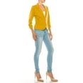 thumbnail image 4 of MOA COLLECTION Women's Basic Long Sleeves Button Blazer Jacket, 4 of 6