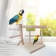 thumbnail image 4 of Soporte de Gimnasio de Madera para Loros de Mesa, Columpio para Pájaros, Escalera de Escalada Hecha a Mano, 4 of 6