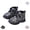Black, variant on YOUYEDIAN Girls Boots Casual Fashion Lace Up Zipper Waterproof Ankle Leather Booties
