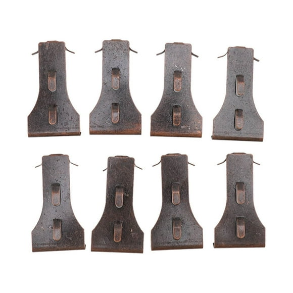 8 Pack Brick Hook Clips Steel Brick Hanger Fit for Standard Size Bricks 2 1/4 Inch to 2 3/8 Inch in Height Heavy Duty Brick Wall Clips Siding Hooks for Hanging No Drill and Nails