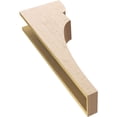 thumbnail image 6 of 6"W x 12"D x 36"H Thin Yorktown Rough Cedar Woodgrain TimberThane Corbel, Primed Tan, 6 of 6