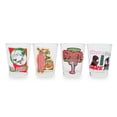 thumbnail image 1 of Vasos de vidrio para tragos con citas de historias de Navidad, 60 ml, juego de 4, 1 of 8