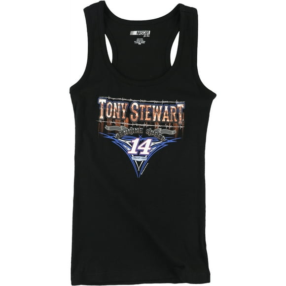 NASCAR Womens Tony Stewart Racerback Tank Top, Black, Medium