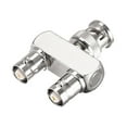 thumbnail image 1 of Conector BNC Y divisor de 1 conector macho a 2 conectores hembra para cámara CCTV, 1 of 6