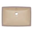 thumbnail image 1 of Yosemite Home Decor Rectangular Design Ceramic Undermount Basin in Beige, 1 of 1