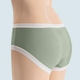 thumbnail image 4 of Sngxgn Women's Underwear Seamless Full Briefs Soft Panties Invisibles Briefs Comfort Underpants Ladies Panties(Green,XL), 4 of 4