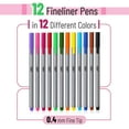 thumbnail image 4 of Mr. Pen- Fineliner Pens, 12 Pack, Pens Fine Point, Colored Pens, Bible Journaling Pens, Journals Supplies, School Supplies, Pen Set, Art Pens, Writing Pens, Fine Tip Markers, 4 of 4
