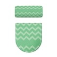 thumbnail image 5 of HELLHERO Serrated Pattern Design Stylish Gifts Polyester Fabric Bathroom Toilet Lid Cover, Soft, Fits All Toilet Shapes U-Shaped Adjustable, Non-Slip, 5 of 8