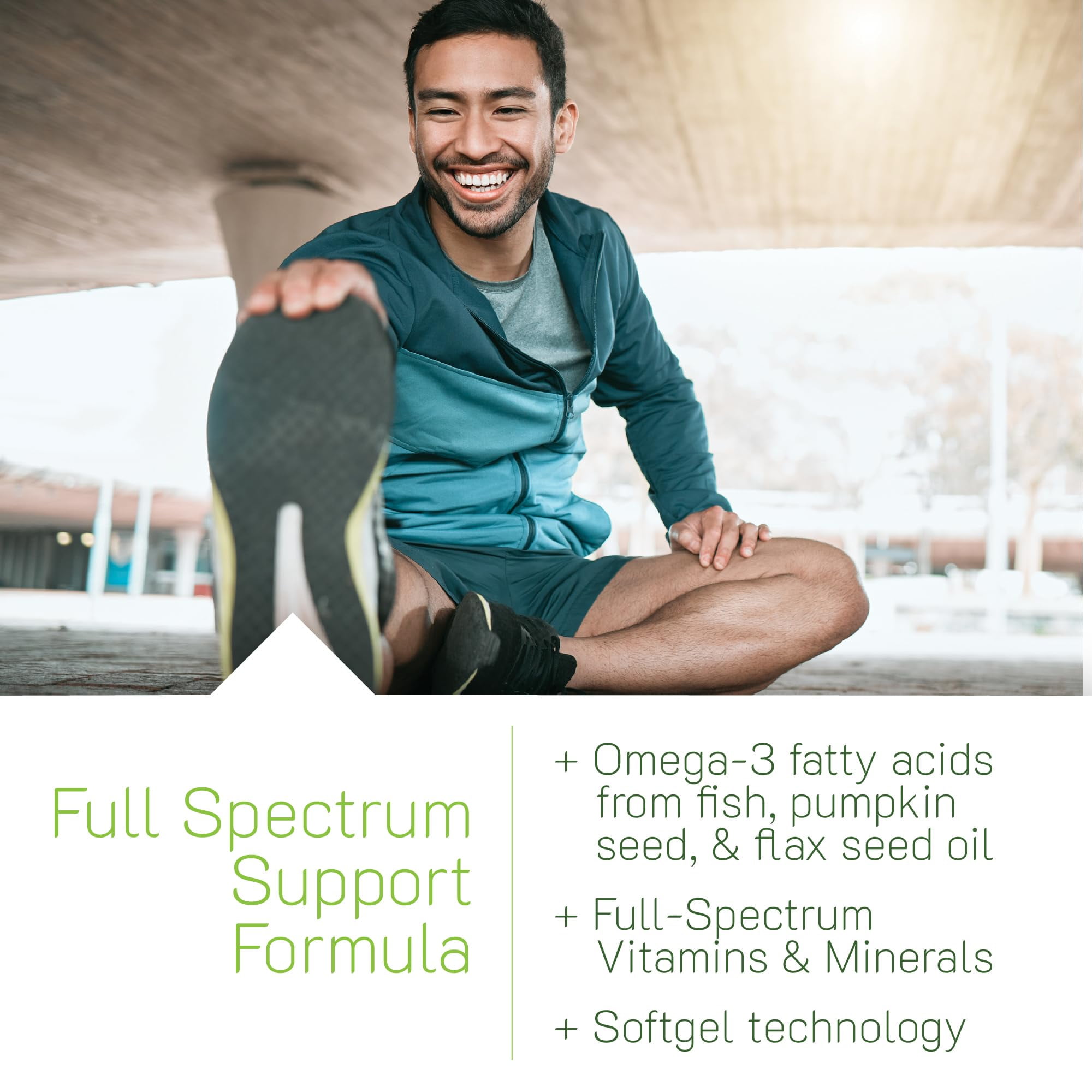 Irwin Naturals Men’s Living Green Liquid-Gel Multi - 120 Softgels - Men's Multivitamin with 70+ Essential Nutrients, Vitamins & Minerals