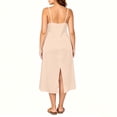 thumbnail image 6 of Fengqque Satin Nightgowns for Women Lace Sleepwear V-neck Silk Slip Sleepshirts Negligee Solid Color Nightwear Khaki M, 6 of 9