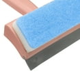 thumbnail image 4 of Uxcell Shower Squeegee Cleaning Tool with 2 in 1 Rubber & Sponge Head Pink Handle, 4 of 5