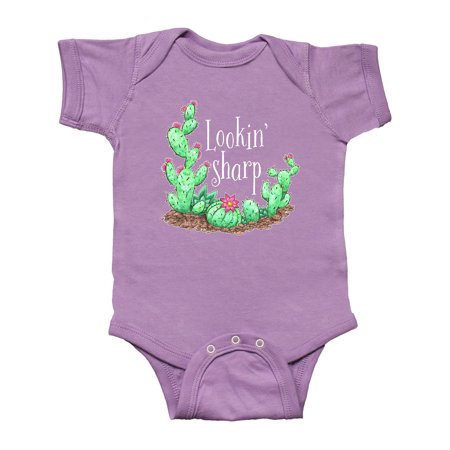 

Inktastic Lookin Sharp Cacti and Succulents Gift Baby Boy or Baby Girl Bodysuit