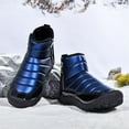 thumbnail image 5 of Men Snow Boots Low Top Non-slip Waterproof Zipper Winter Boots with Faux Fur Lined Warm Men Boots, 5 of 14
