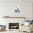 thumbnail image 3 of Stupell Industries Splashing Marine Whale Animals & Insects Painting Gray Framed Art Print Wall Art, 16 x 20, 3 of 9