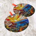 thumbnail image 3 of Canary Islands Christmas Ornament, Ceramic, Acrylic - Travel Souvenir, Festive Tree, Keepsake 2025, Gift for Explorers, Commemorative, Holiday Tree Decoration, 3 of 5