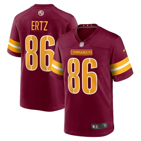Men's Nike Zach Ertz Burgundy Washington Commanders Game Jersey