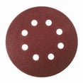 thumbnail image 4 of 50 hojas de papel de lija redondas de 5 pulgadas (125 mm) con ocho agujeros, granos 40/60/80/120/240, con cierre de velcro. Disco de lijado y pulido., 4 of 5