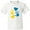 AA-White, variant on Inktastic Down Syndrome Awareness with Handprints and Hearts Blue and Yellow Youth T-Shirt