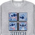 thumbnail image 3 of Disney - Lilo & Stitch - All The Expressions of Stitch - Men's Crew Neck Fleece Pullover, 3 of 5