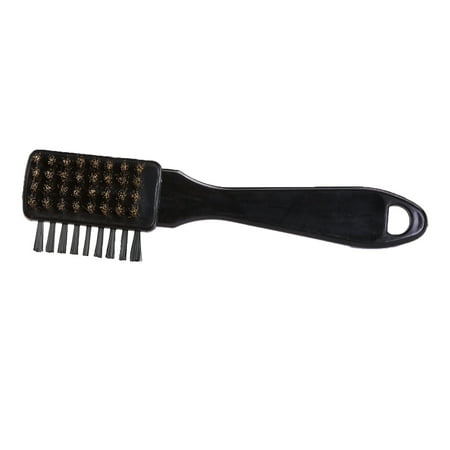 

3 Sided Suede Leather Fur Shoe Brush Boot Cleaner Rubber Eraser Handbag Scrubber