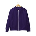 thumbnail image 4 of BODOAO Womens Zip Up Sweatshirts Jackets Long Sleeve Casual Loose Outwear with Pockets 2025 Lightweight Comfort Soft Plus Size Jackets Purple M, 4 of 8