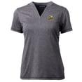 thumbnail image 2 of Women's Cutter & Buck Heather Charcoal Baldwin Wallace Yellow Jackets Forge Blade V-Neck Top, 2 of 3