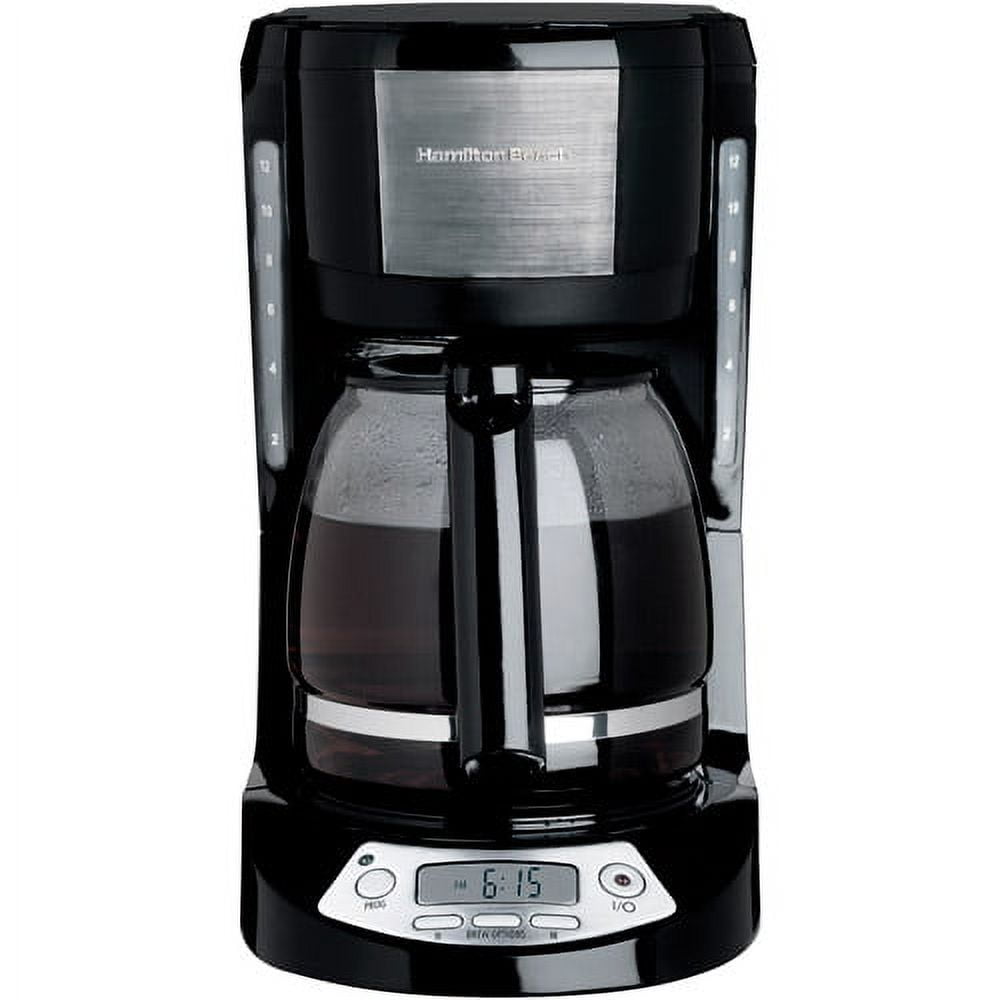 Hamilton Beach 2-Way 12-Cup White Programmable Drip Coffeemaker with Single  Serve 49933 - The Home Depot