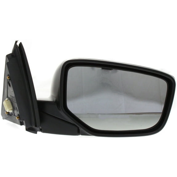 For Honda Accord 2008 09 10 11 2012 Door Mirror Passenger Side | Power Glass | Manual Folding | Paintable | Non-Heated | With Cover | Replacement For HO1321227 | 76208TE0A01