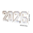 thumbnail image 3 of 3FT 91.5cm 2026 Light Up Numbers, Pre-Cut Marquee Numbers Graduation Decorations 2026, Illuminated Foam Marquee Numbers for Grad Party Decor,huge graduation decorations 2026, 3 of 9