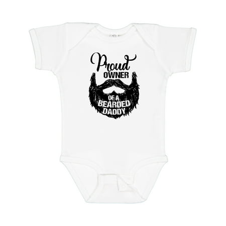 

Inktastic Proud Owner of a Bearded Daddy Boys or Girls Baby Bodysuit