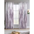 thumbnail image 2 of Purple Vintage Sheer Curtains 63 Inch Length 2 Panels Set for Living Room/Bedroom, Striped Painting Retro Abstract Art Kitchen Curtains Grommet Semi-Sheer Curtains Drapes Window Treatments 42"x63"x2, 2 of 7