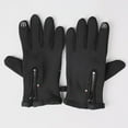 thumbnail image 4 of NICEXMAS Men’s Cold Weather Cycling Gloves, 1 Pair Black Windproof Full Finger Touchscreen Compatible Gloves, 4 of 6