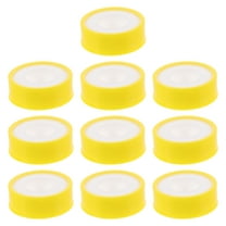 WHAMVOX 10 Rolls Duct Sealant Raw Tape PTFE Sealing Tape Office 5.50X5.50X2.00CM Yellow
