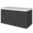 thumbnail image 1 of CoSoTower 100 Gallon HDPE Outdoor Storage Box, Waterproof and Lockable Deck Box for Garden Tools and Pool Accessories, 1 of 7
