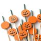 thumbnail image 2 of Pumpkin 100 Uds. Palillos para comida, palillos para ensalada, postre, fiesta de Halloween, palillo de dientes, brocheta, 2 of 5