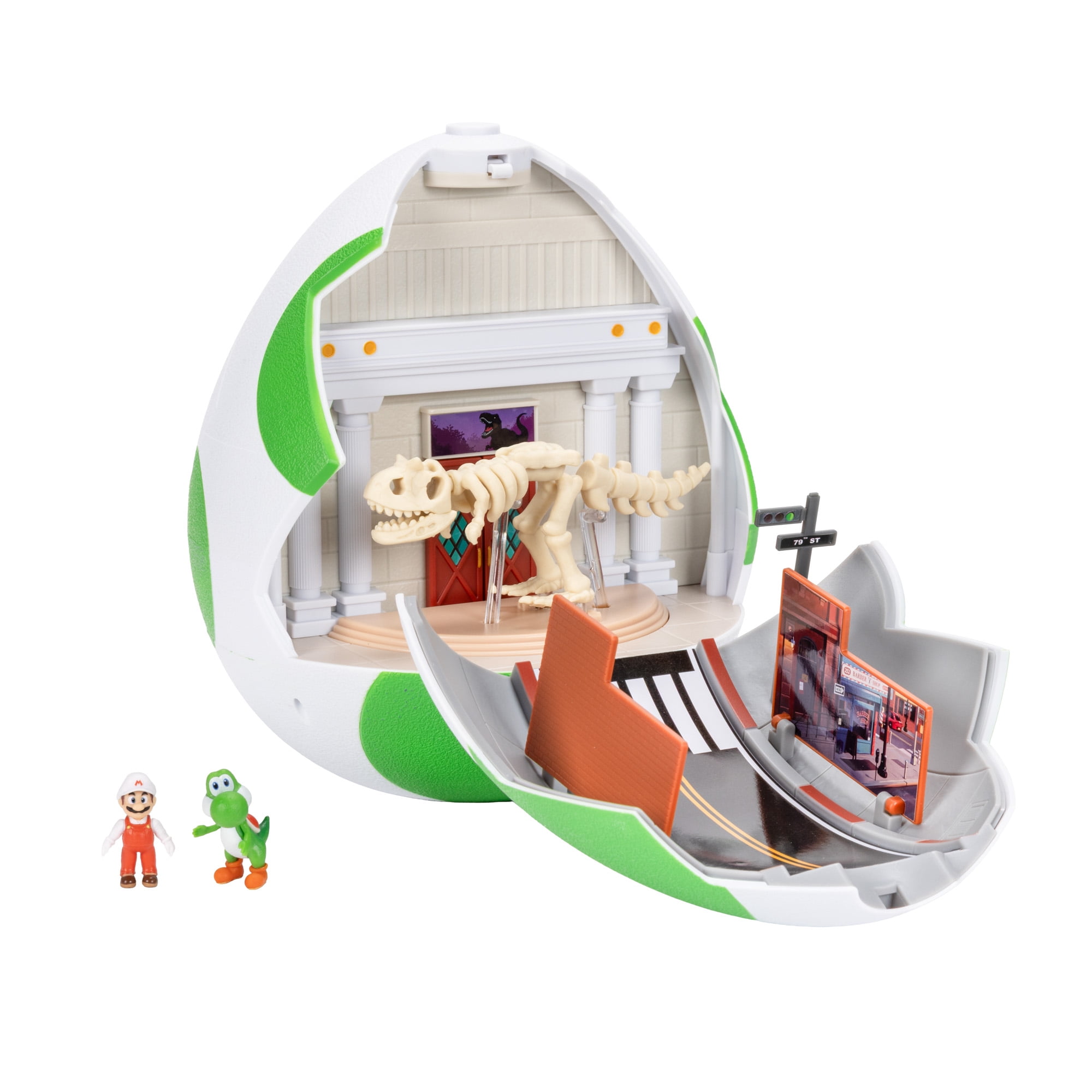 The Super Mario Galaxy Movie – Yoshi Egg Playset with 1.5 inch Yoshi and Exclusive Fire Mario Action Figures