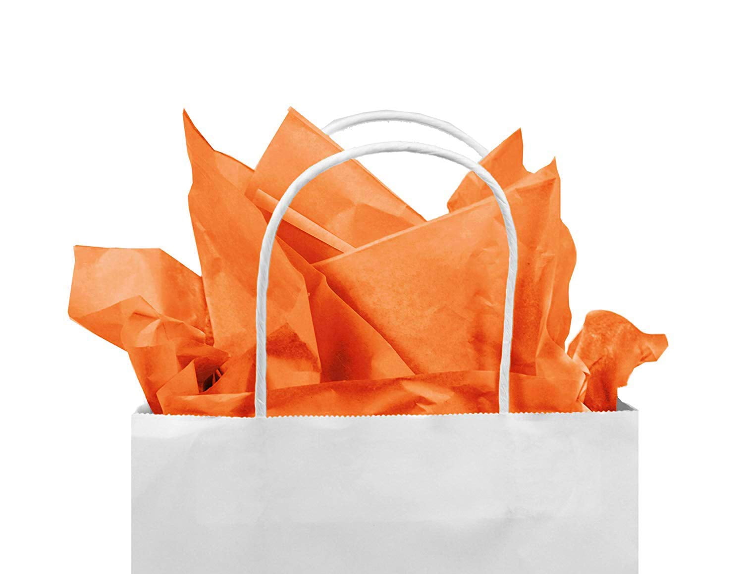 100 CT Orange Paper Gift Wrap Tissue Paper 20” X 20”, Bulk Gift