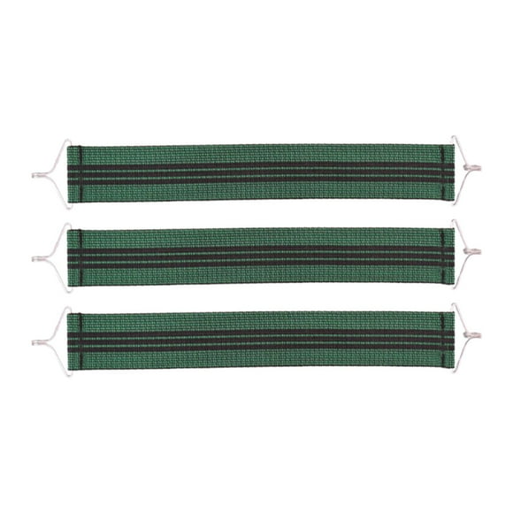 koolsoo 3Pcs Patio Chair Replacement Cords Sturdy Stretchy Seat Reinforcement Straps Green