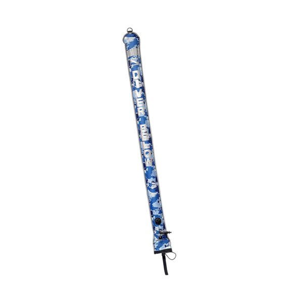 Boya marcadora de superficie para buceador debajo del tubo. Accesorio para exteriores ligero y profesional. azul 18M