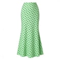 thumbnail image 6 of Edvintorg Skirts for Women Fashion Polka Dot Casual High Waisted Midi Skirt Summer Office Work Elegant Skirts, 6 of 6