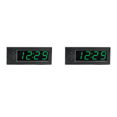 thumbnail image 1 of Termómetro para Automóvil 3 en 1 Voltímetro 12 V Reloj Digital Probador Voltaje () Verde, 1 of 2