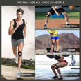 thumbnail image 4 of 1Pcs Patella Knee Brace Knee Compression Sleeve Support for Women Men Knee Pain Arthritis Pain Workout Knee Guard Knee Pads, 4 of 5